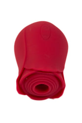 Stag Shop - Wild Rose Vibrator Air Pulse Clitoral Stimulator - Red - Stag Shop
