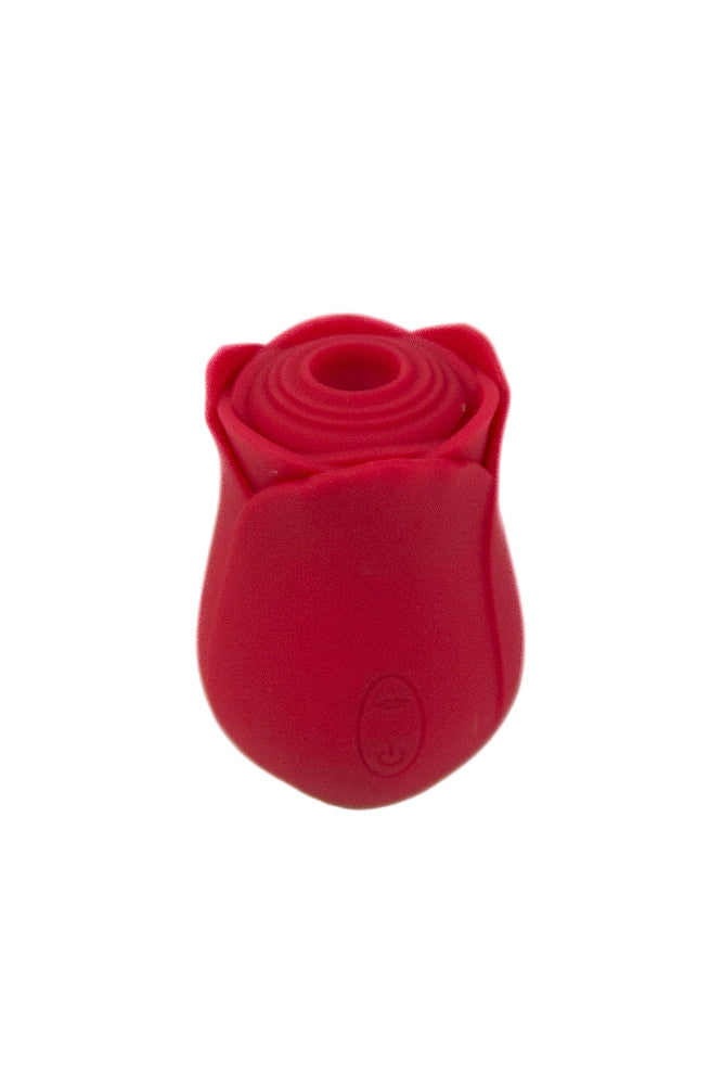 Stag Shop - Wild Rose Vibrator Air Pulse Clitoral Stimulator - Red - Stag Shop