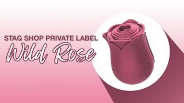 stag shop rose toy The Rose Rechargeable Clitoral Pressure Wave Stimulator By Pleasure Engine