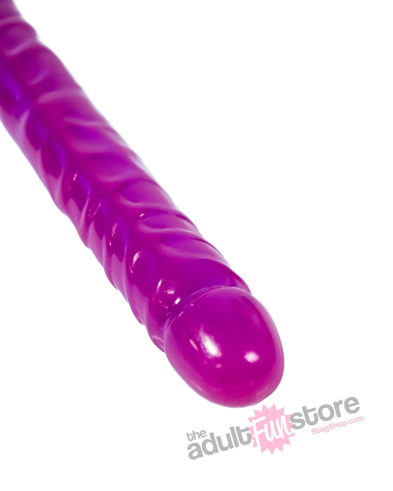 Stag Shop - Double Fun Dong 12" Double Ended Dildo - Purple - Stag Shop