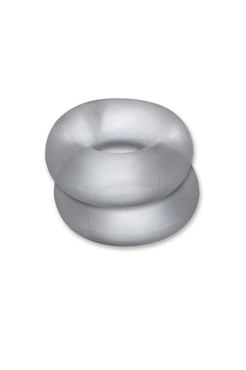 Oxballs - Hunkyjunk - Stiffy 2 Pack Cock Ring Set - Clear - Stag Shop