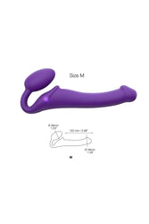 Strap-on-Me - Vibrating Bendable Strapless Strap On - Medium - Purple - Stag Shop