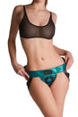 Strap-on-Me - Curious Leatherette Harness - Metallic Green - Stag Shop