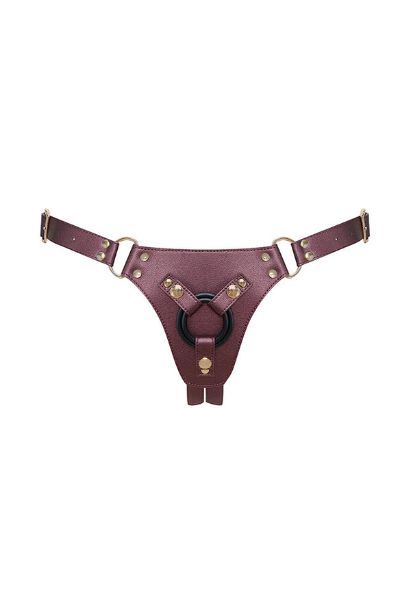Strap-on-Me - Generous Leatherette Strap On Harness - Various Colors - Stag Shop