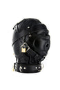 XR Brands - Strict - Leather Sensory Deprivation Hood - Stag Shop