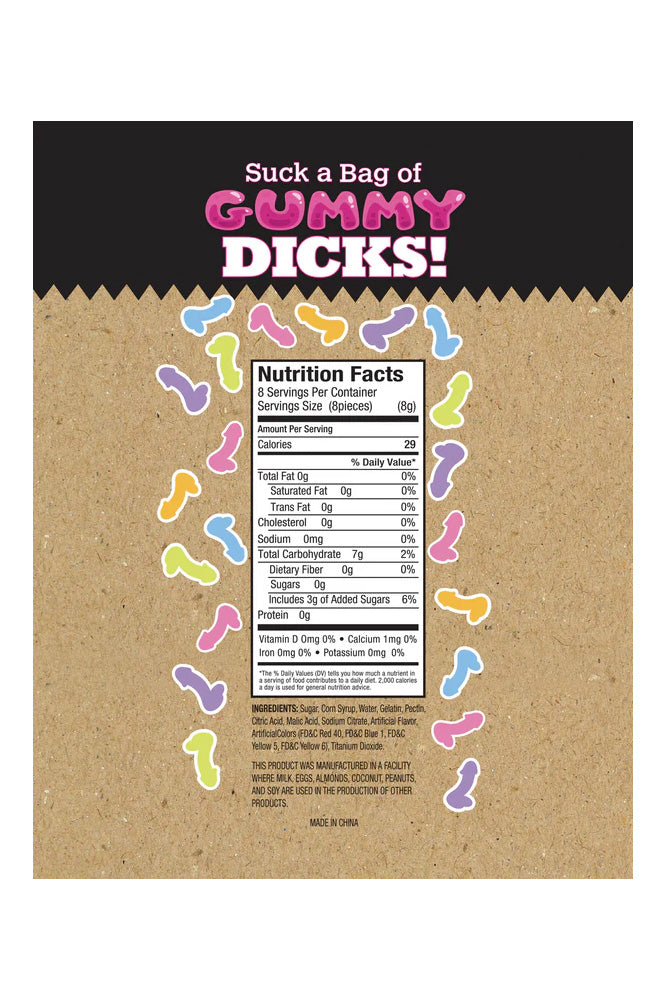 Little Genie - Suck a Bag of Gummy Dicks - 2.2oz - Stag Shop