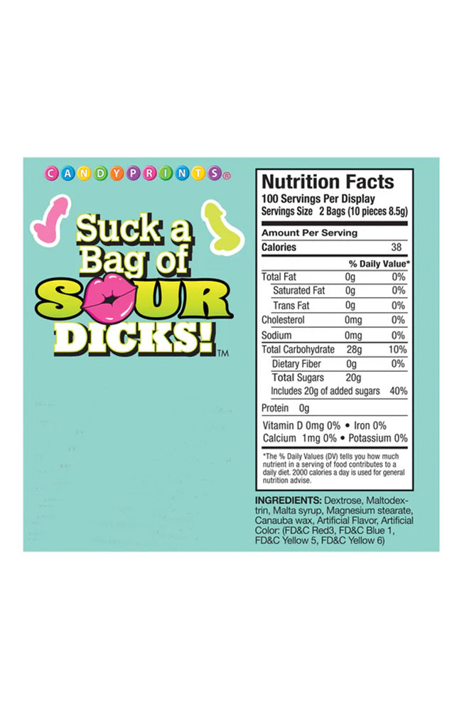 Little Genie - Suck a Bag of Sour Dicks - 4g Bag - Stag Shop