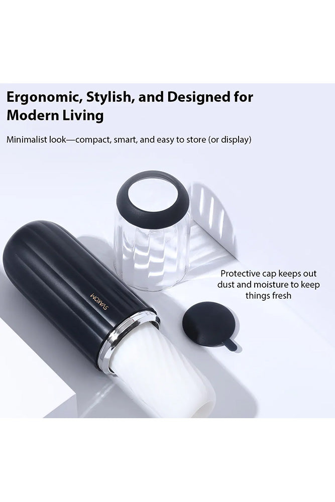 Svakom - Alex Neo 2 App Controlled Thrusting Masturbator - Stag Shop