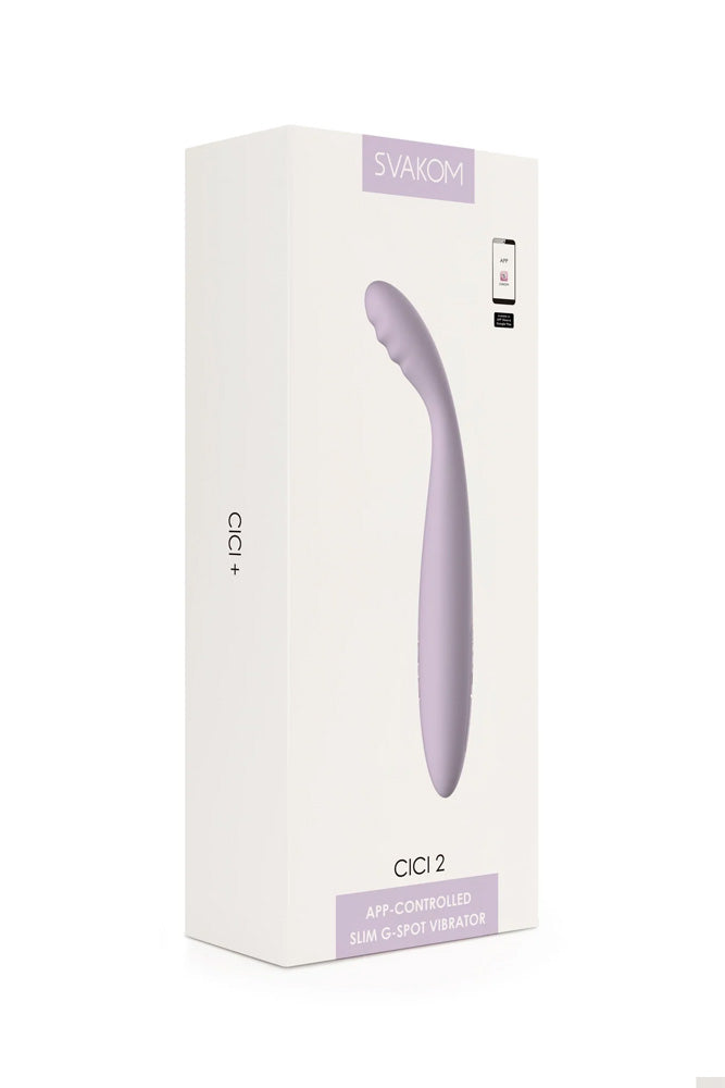 Svakom - Cici 2 App Controlled Warming G-Spot Vibrator - Stag Shop