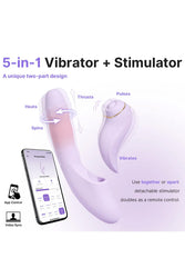 Svakom - DuoGlow 5-in-1 Dual Vibrator - Stag Shop