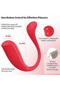 Thumbnail for Svakom - Phoenix Neo 2 App Controlled Wearable Vibrator - Stag Shop