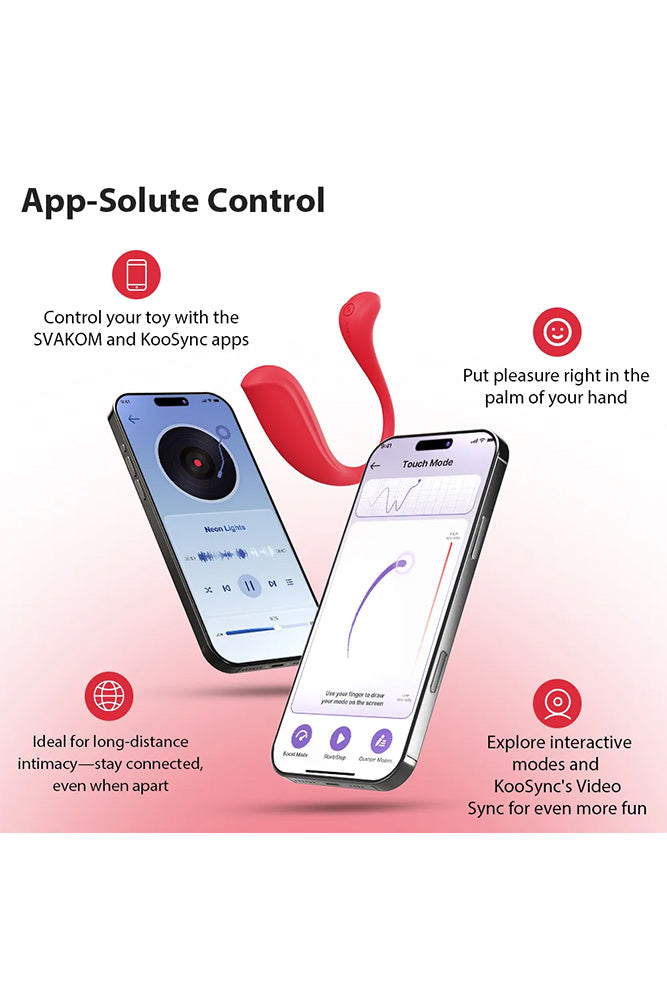 Svakom - Phoenix Neo 2 App Controlled Wearable Vibrator - Stag Shop