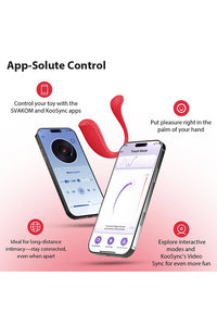 Thumbnail for Svakom - Phoenix Neo 2 App Controlled Wearable Vibrator - Stag Shop