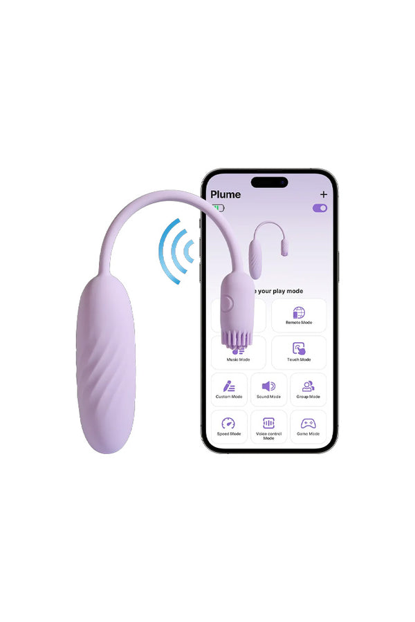 Svakom - Plume App-Controlled Vibrator - Stag Shop