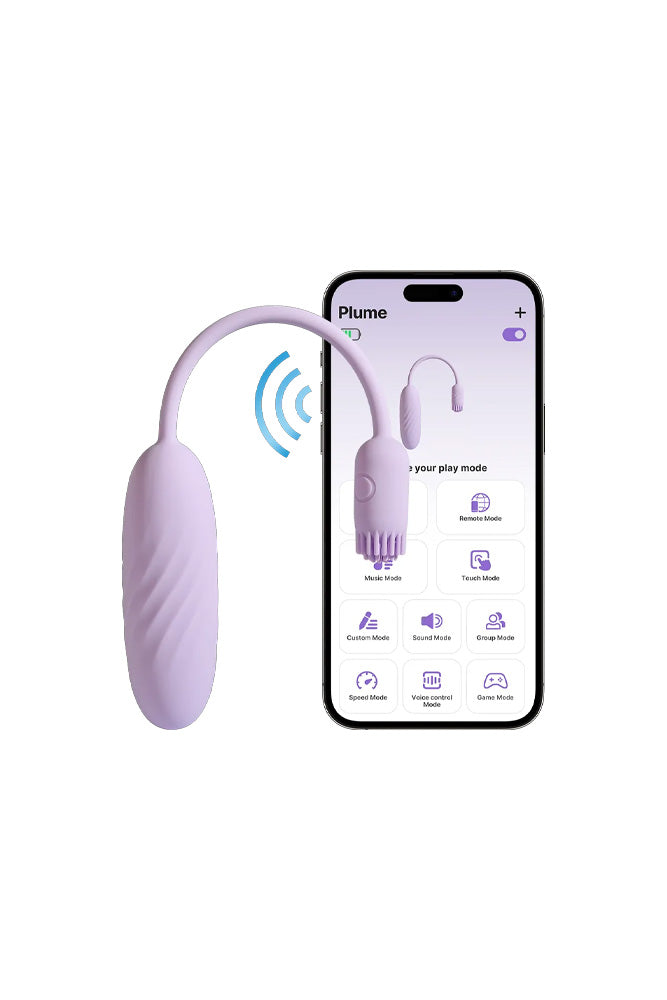 Svakom - Plume App-Controlled Vibrator - Stag Shop
