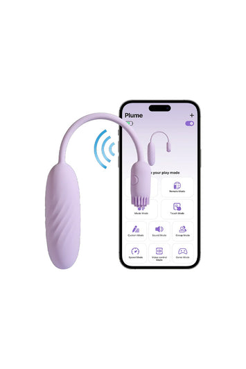 Svakom - Plume App-Controlled Vibrator - Stag Shop