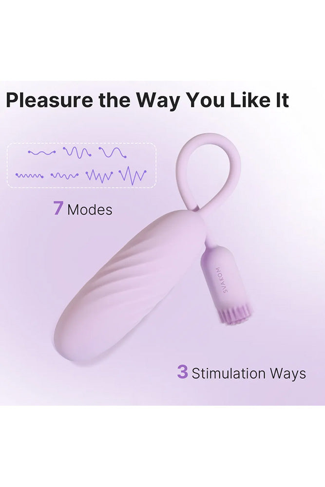 Svakom - Plume App-Controlled Vibrator - Stag Shop