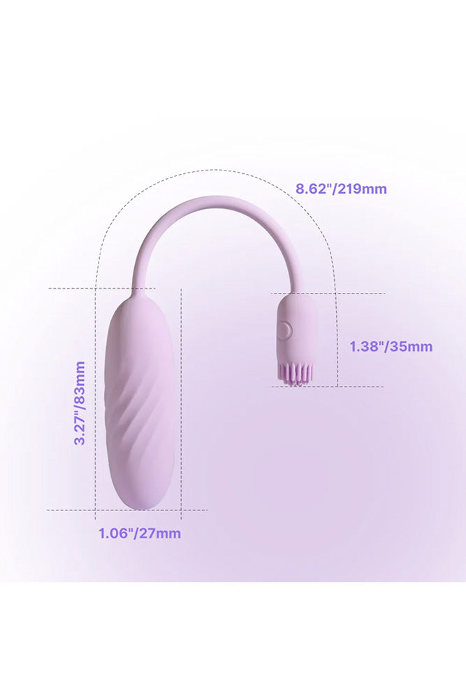 Svakom - Plume App-Controlled Vibrator - Stag Shop