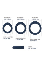 Svakom - Triooo Silicone Cock Ring Set - Stag Shop