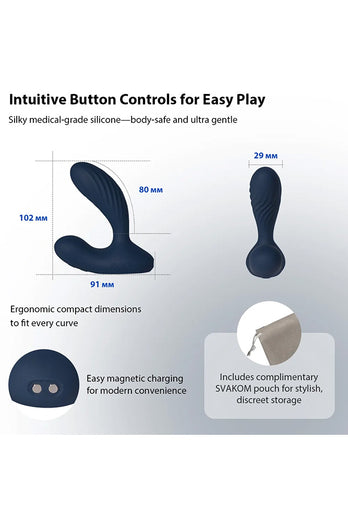 Svakom - Vick Neo 2 App Controlled Heated Prostate Massager - Stag Shop