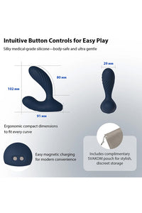 Thumbnail for Svakom - Vick Neo 2 App Controlled Heated Prostate Massager - Stag Shop