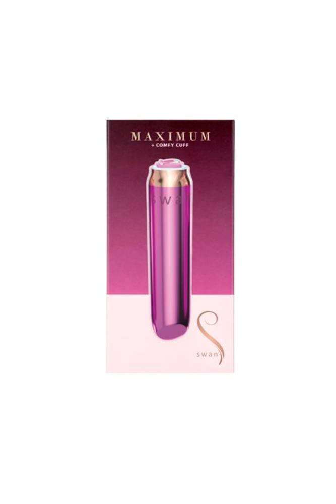 Swan - Maximum Bullet Vibrator with Silicone Comfy Cuff – Pink - Stag Shop