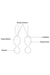 Swan - Mini Swan Clutch 2 - Vibrating Kegel Egg - Pink - Stag Shop
