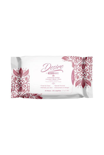 Swiss Navy - Desire - Feminine Wipes - 25pk - Stag Shop