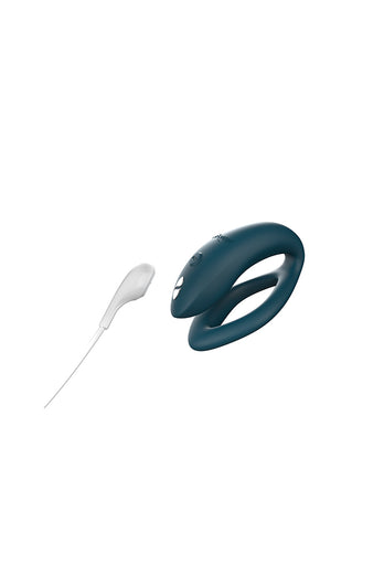 We-Vibe - Sync O Adjustable Dual Couples Vibrator - Green Velvet - Stag Shop