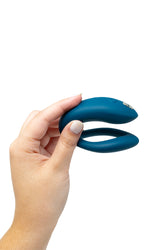 We-Vibe - Sync O Adjustable Dual Couples Vibrator - Green Velvet - Stag Shop
