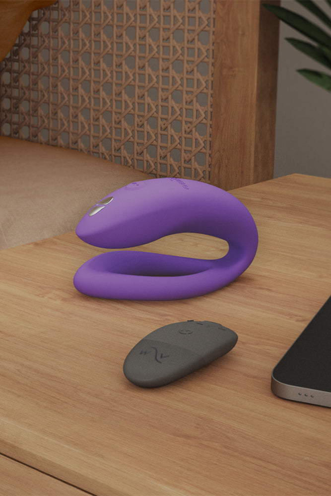 We-Vibe - Sync O Adjustable Dual Couples Vibrator - Purple - Stag Shop