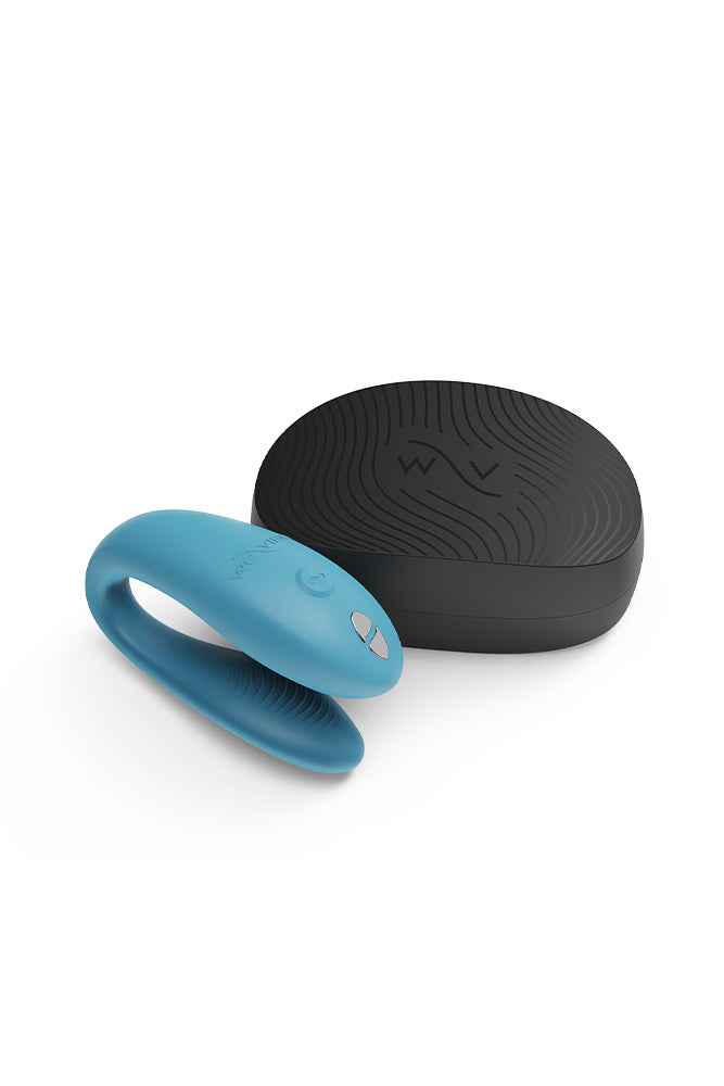 We-Vibe - Sync Go Dual Couples Vibrator with Travel Case - Turquoise - Stag Shop