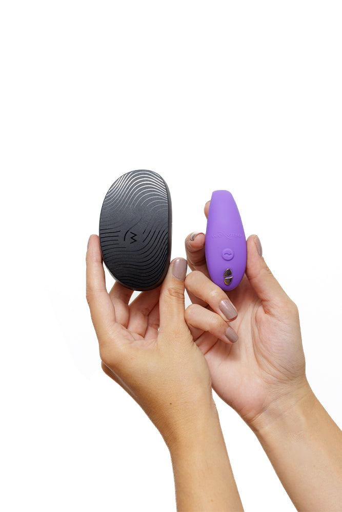 We-Vibe - Sync Go Dual Couples Vibrator with Travel Case - Purple - Stag Shop