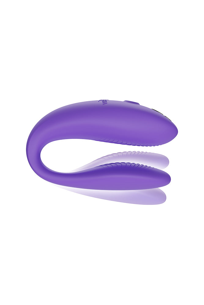 We-Vibe - Sync Go Dual Couples Vibrator with Travel Case - Purple - Stag Shop
