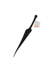 Tantus - Dragon Tail Silicone Paddle - Black - Stag Shop