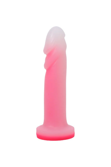 Tantus - Flurry O2 Dual Density Dildo - Pink - Stag Shop