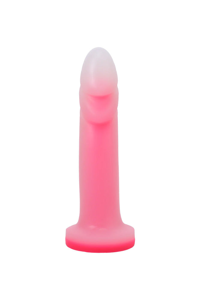 Tantus - Flurry O2 Dual Density Dildo - Pink - Stag Shop