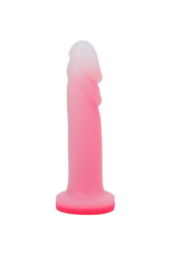 Tantus - Flurry O2 Dual Density Dildo - Pink - Stag Shop