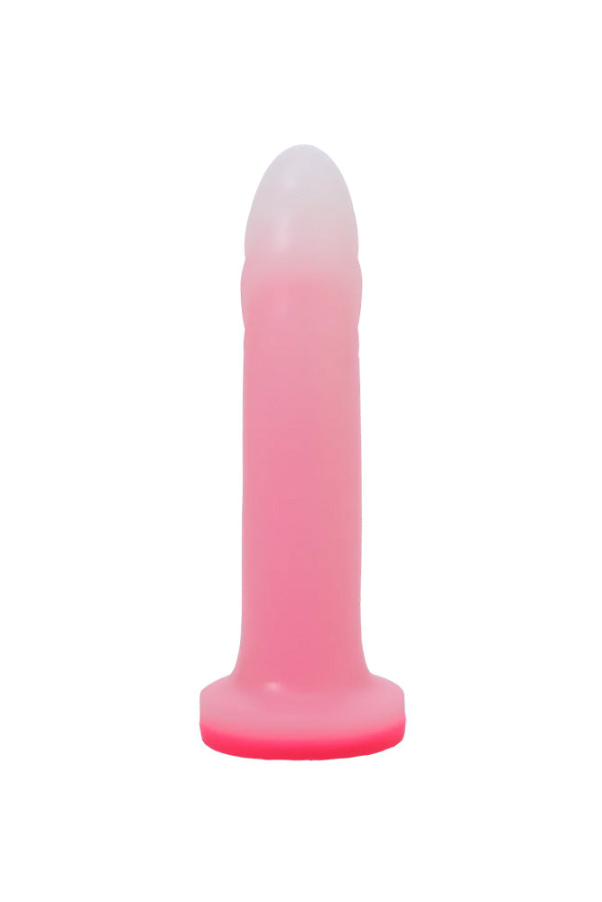 Tantus - Flurry O2 Dual Density Dildo - Pink - Stag Shop