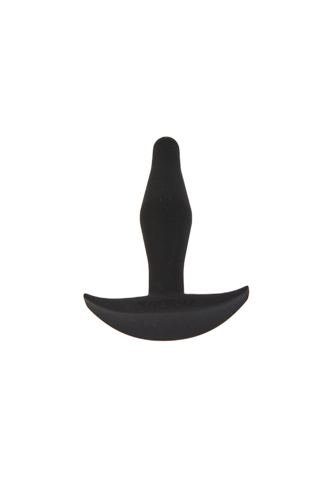 Tantus - Little Flirt Butt Plug - Black - Stag Shop