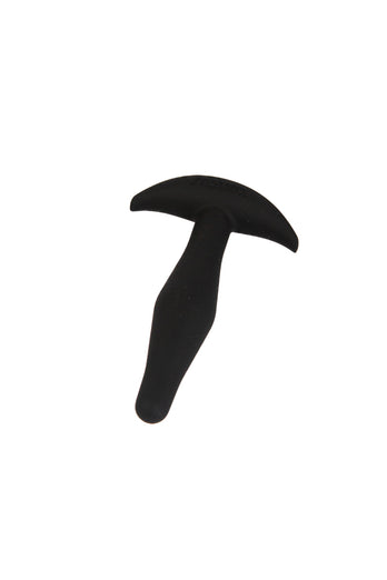 Tantus - Little Flirt Butt Plug - Black - Stag Shop