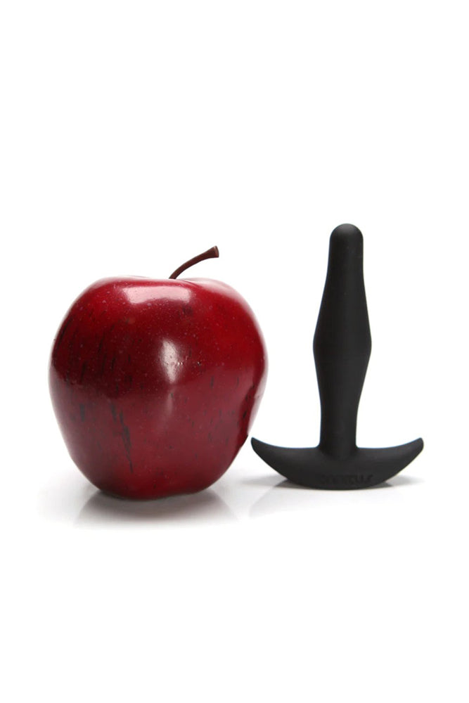 Tantus - Little Flirt Butt Plug - Black - Stag Shop
