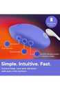 We-Vibe - Temp Heating & Cooling Lay-On Vibrator - Lavender Blue - Stag Shop