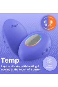 Thumbnail for We-Vibe - Temp Heating & Cooling Lay-On Vibrator - Lavender Blue - Stag Shop