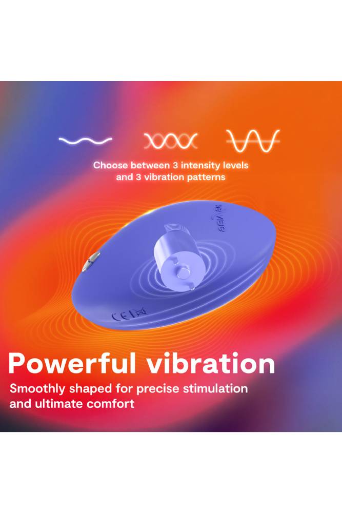 We-Vibe - Temp Heating & Cooling Lay-On Vibrator - Lavender Blue - Stag Shop