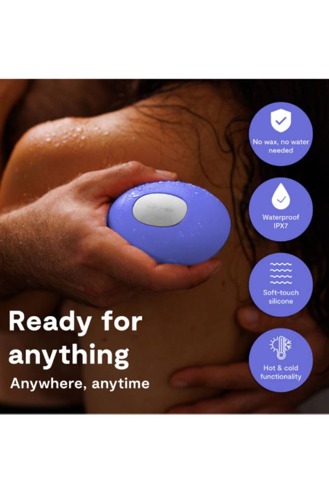 We-Vibe - Temp Heating & Cooling Lay-On Vibrator - Lavender Blue - Stag Shop