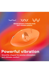 We-Vibe - Temp Heating & Cooling Lay-On Vibrator - Tangerine - Stag Shop