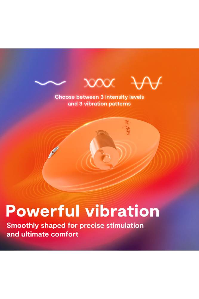 We-Vibe - Temp Heating & Cooling Lay-On Vibrator - Tangerine - Stag Shop