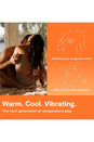 We-Vibe - Temp Heating & Cooling Lay-On Vibrator - Tangerine - Stag Shop