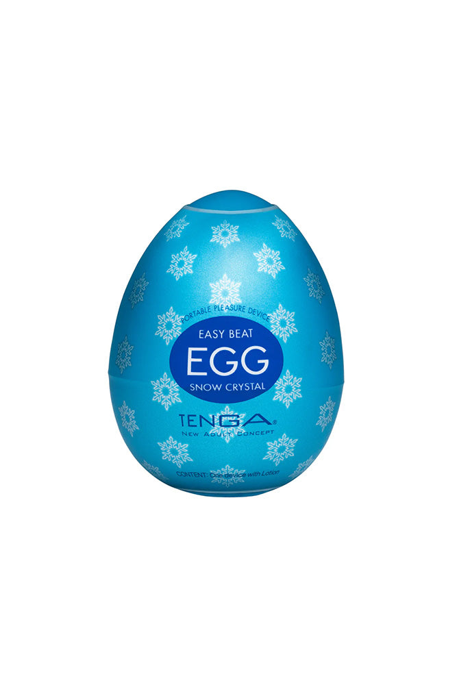 Tenga - Egg - Snow Crystal - Cooling Egg Masturbator - Stag Shop